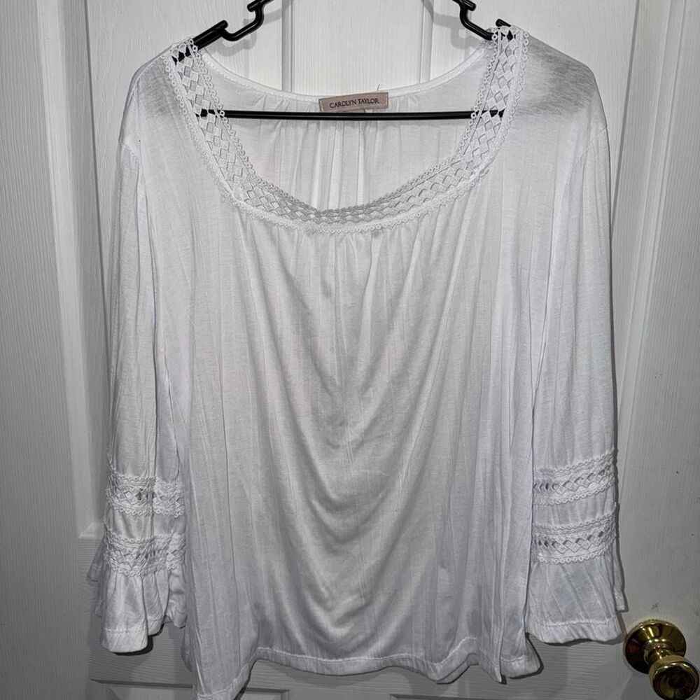 Carolyn-taylor Women's White Blouse